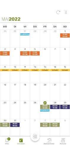 MeinDienstplan screenshot 1