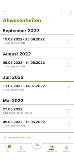 MeinDienstplan screenshot 2