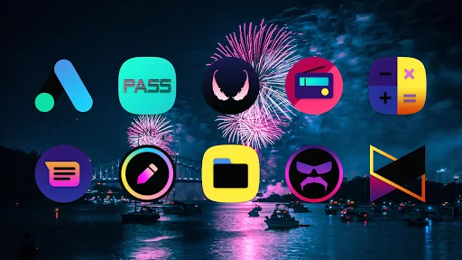 ATOMIC - Dark Retro Icon Pack screenshot 3