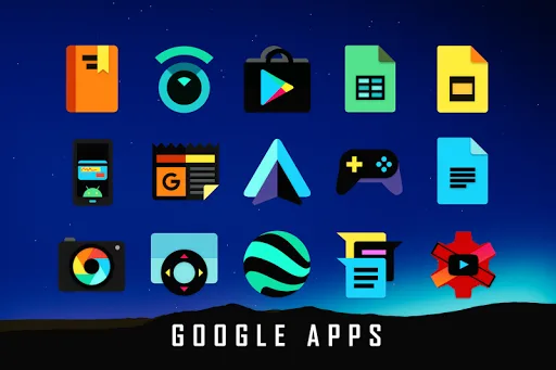 ATOMIC - Dark Retro Icon Pack screenshot 4