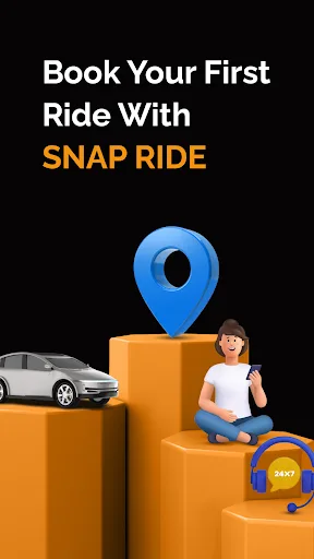 Snap Ride - Request a ride screenshot 1