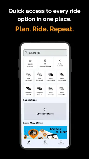 Snap Ride - Request a ride screenshot 3