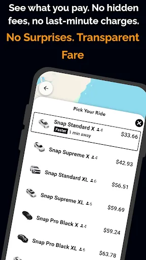 Snap Ride - Request a ride screenshot 5