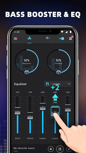 Bass Booster & Equalizer screenshot 1