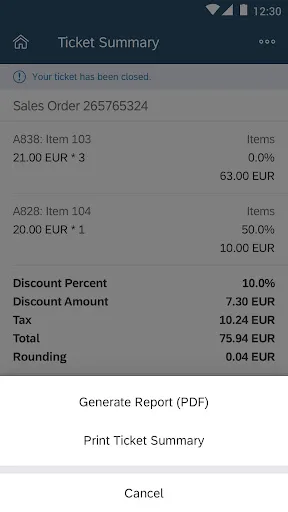 SAP Business One Service screenshot 4