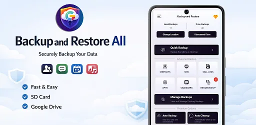 Backup and Restore All screenshot 1