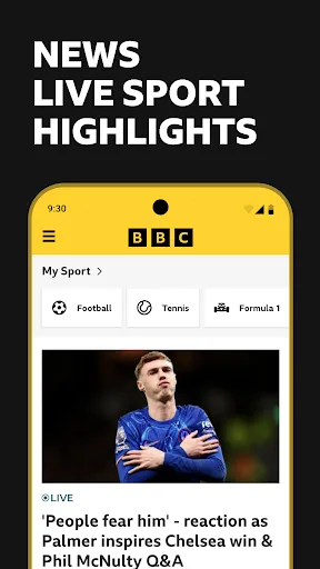 BBC Sport - News & Live Scores screenshot 1