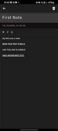 DarkPad Classic screenshot 1