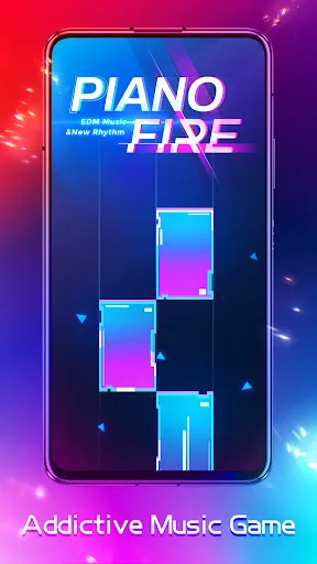 Piano Fire: EDM-музыка Пианино screenshot 1