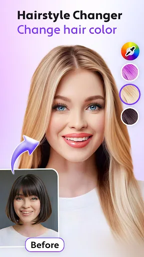Hair Styler App, AI Hairstyle screenshot 1