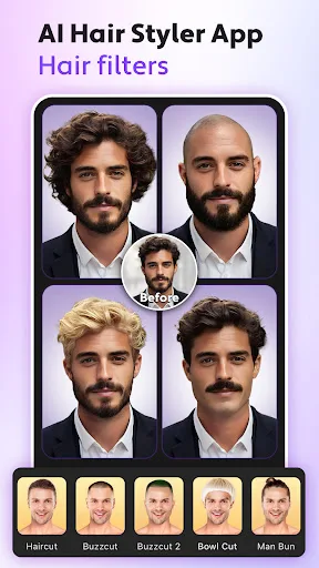 Hair Styler App, AI Hairstyle screenshot 3
