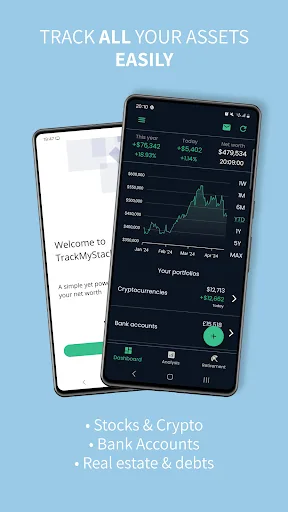 TrackMyStack Net Worth Tracker screenshot 2