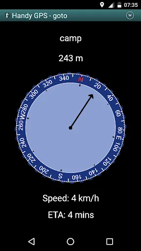 Handy GPS screenshot 2