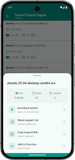 Torrent Search Engine screenshot 3