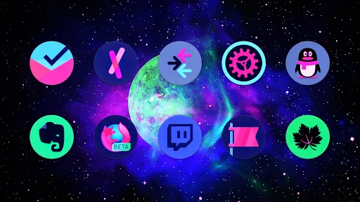Black Magic Icon Pack screenshot 4