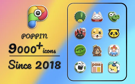 Poppin icon pack screenshot 1