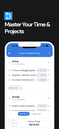 Blueprint: To Do List Pomodoro screenshot 1