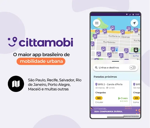 Cittamobi: Ônibus e Trilhos screenshot 1