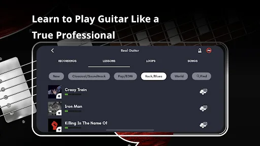 Real Guitar: tocar la guitarra screenshot 5