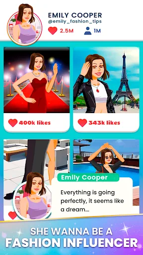 Emily Fashion Fever & Dress Up screenshot 2