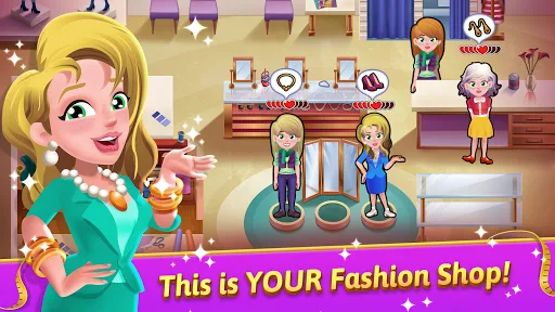 Fashion Salon Dash: Shop Game screenshot 1
