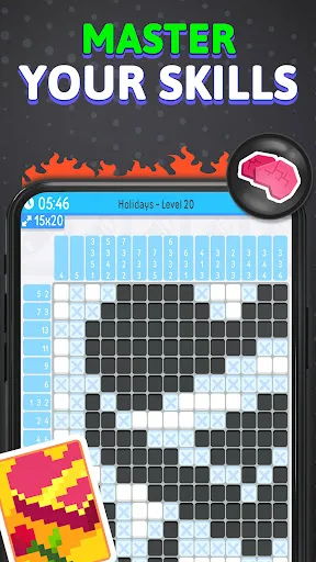 Nonogram Logic Pic: Pictogram screenshot 5