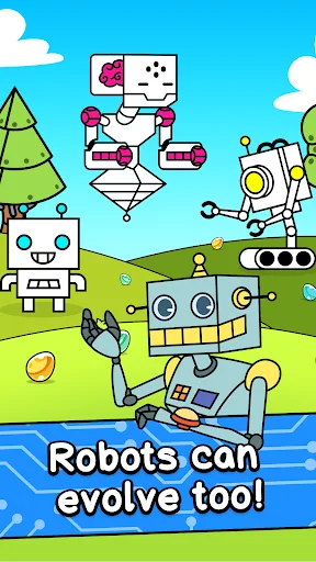 Robot Evolution - Clicker Game screenshot 1