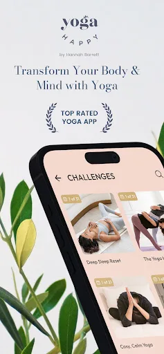 Yoga Happy with Hannah Barrett screenshot 1