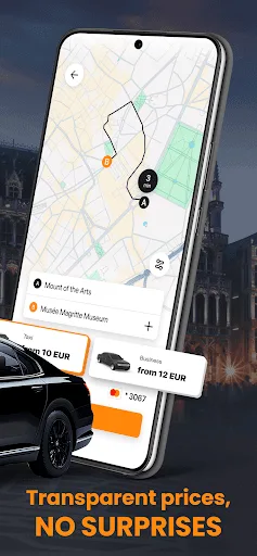 B Taxi Brussels: Rides, 24/7 screenshot 2