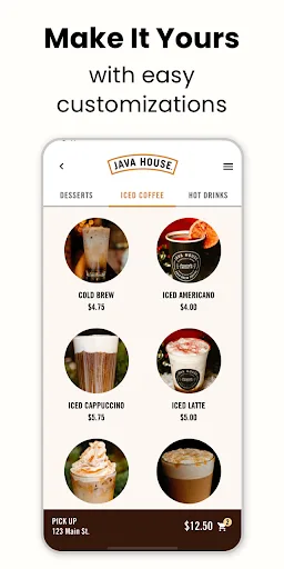 Java House Café App screenshot 3