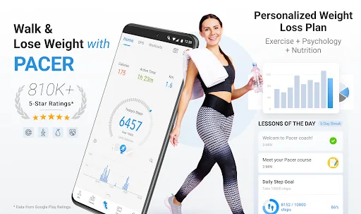 Pacer Pedometer & Step Counter screenshot 1