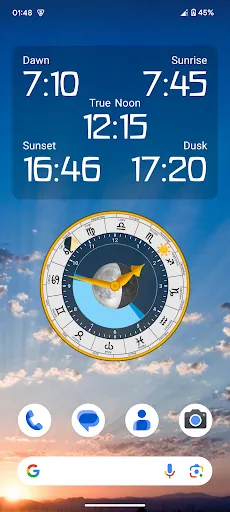 Sunclock: Sunrise Sunset Moon screenshot 3