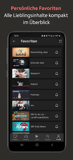 Play SRF: Streaming TV & Radio screenshot 5
