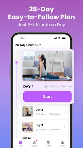 Chair Workout: Women's Edition screenshot 4