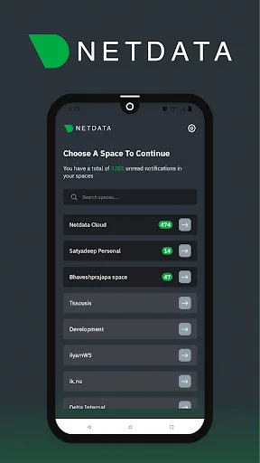 Netdata Mobile screenshot 1