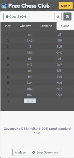 Free Chess Club screenshot 2