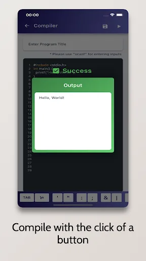 C Compiler - Run .c Code screenshot 4