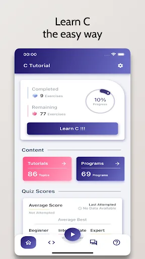 Learn C - OnePercent screenshot 1