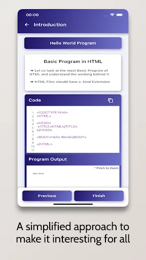 Learn HTML - OnePercent screenshot 4