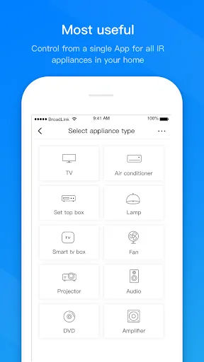 BroadLink -Universal TV Remote screenshot 1