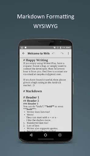 Writer Plus (Write On the Go) screenshot 2