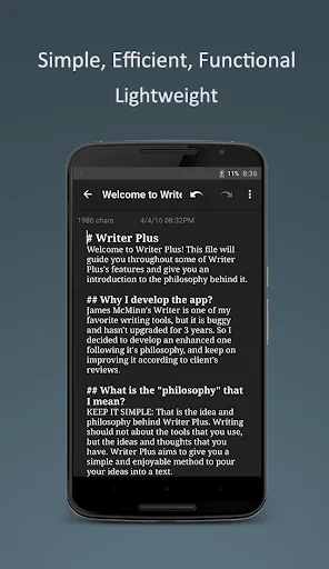Writer Plus (Write On the Go) screenshot 4