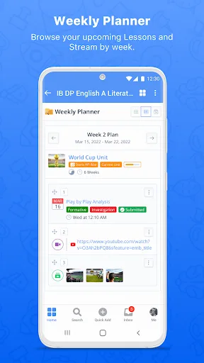 ManageBac screenshot 2