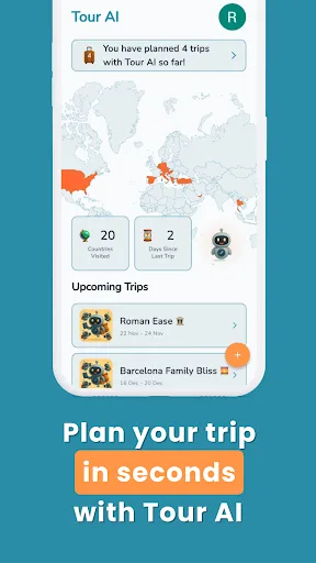 Tour AI – Trip Planner screenshot 1