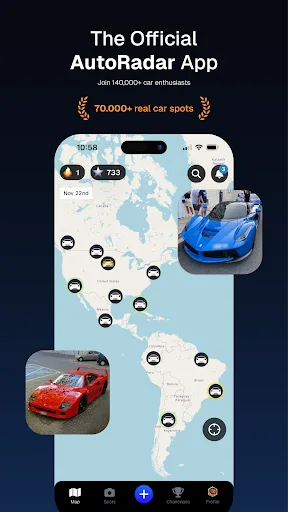AutoRadar: Carspotting Map screenshot 1