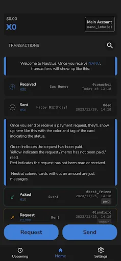 Nautilus - NANO Wallet screenshot 2