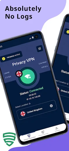 Privacy VPN - No Log VPN Proxy screenshot 1