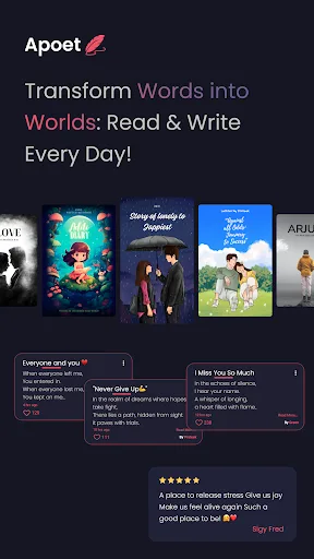 Apoet - Poem, Tale, Stories screenshot 1