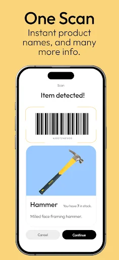 Amoa: easy scanner & inventory screenshot 1