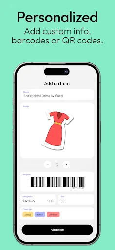 Amoa: easy scanner & inventory screenshot 3